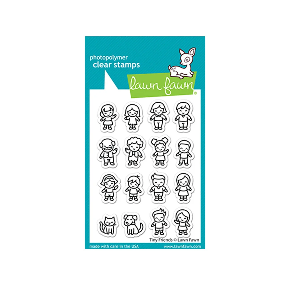 Lawn Fawn - Clear Stamps - Tiny Friends