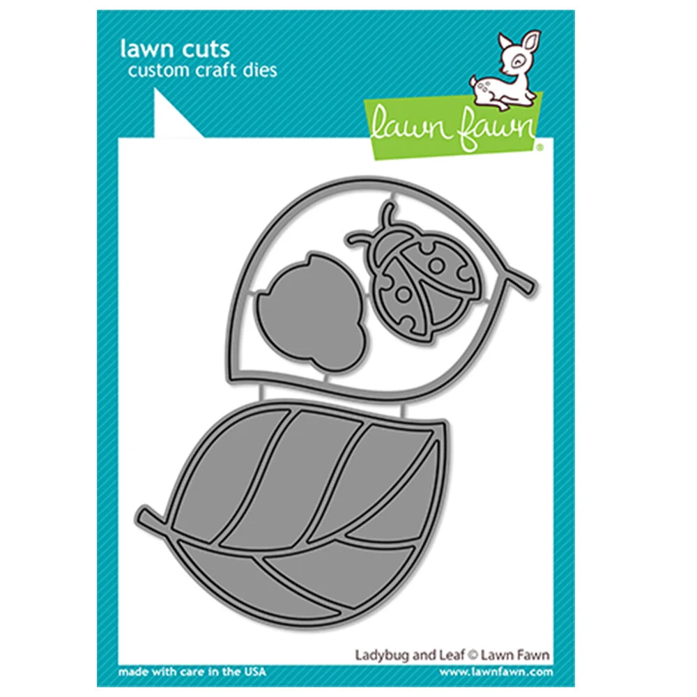 Lawn Fawn - Lawn Cuts - Ladybug &amp; Leaf