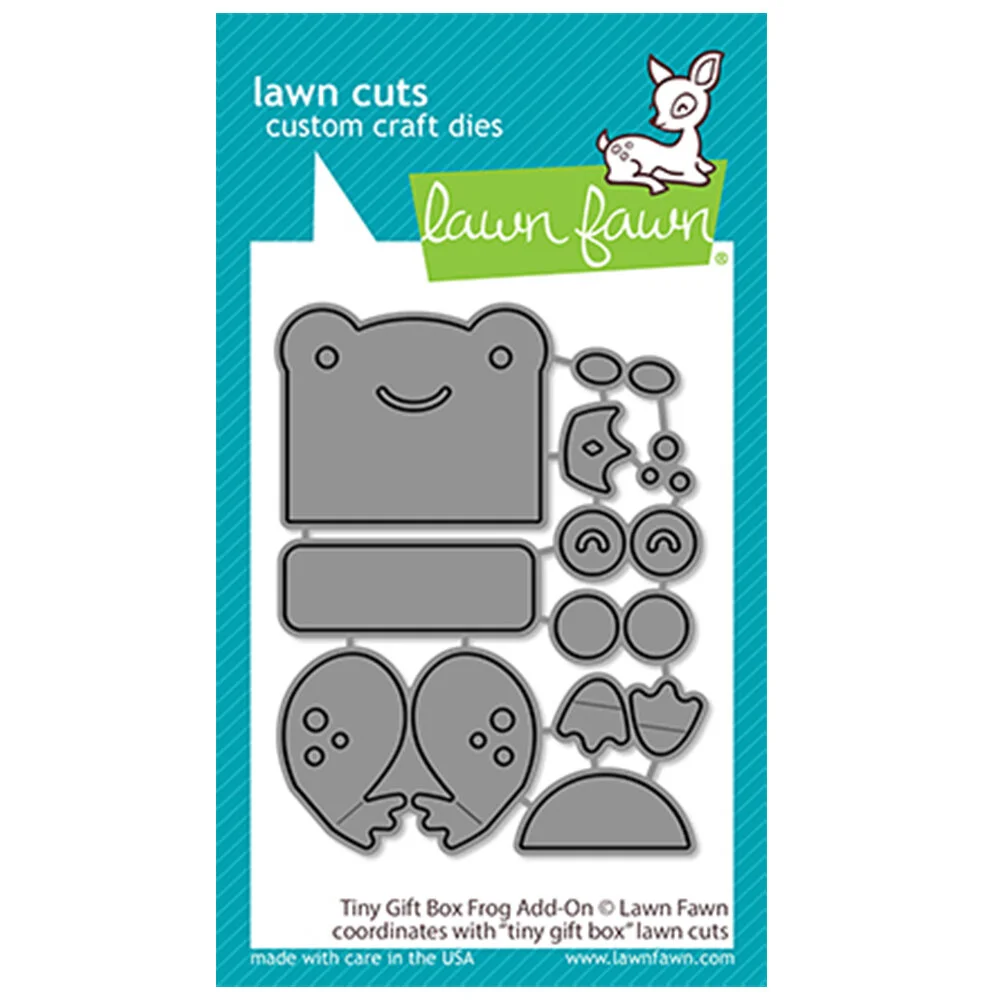 Lawn Fawn - Lawn Cuts - Tiny Gift Box Frog Add On