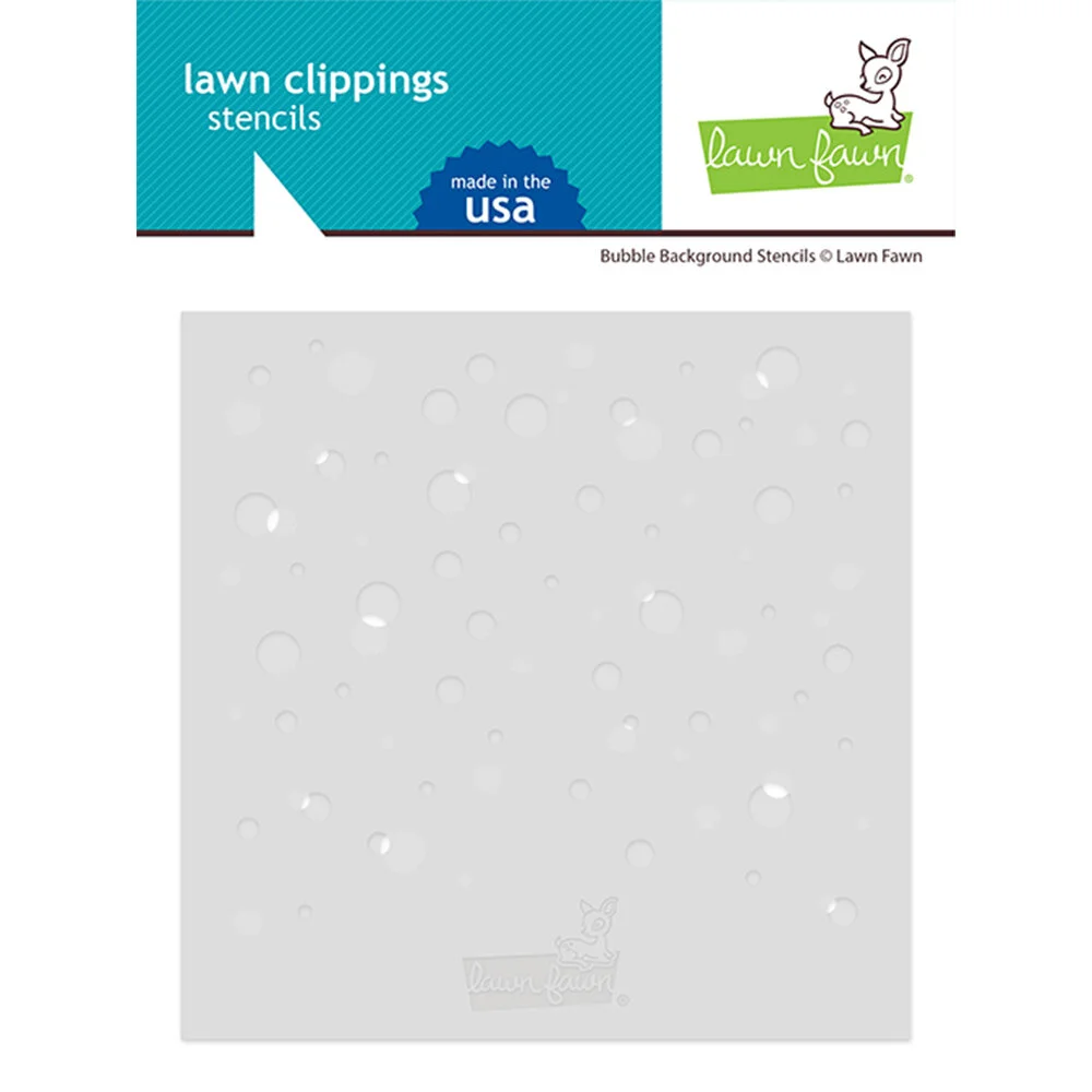 Lawn Fawn - Bubble Background Stencils