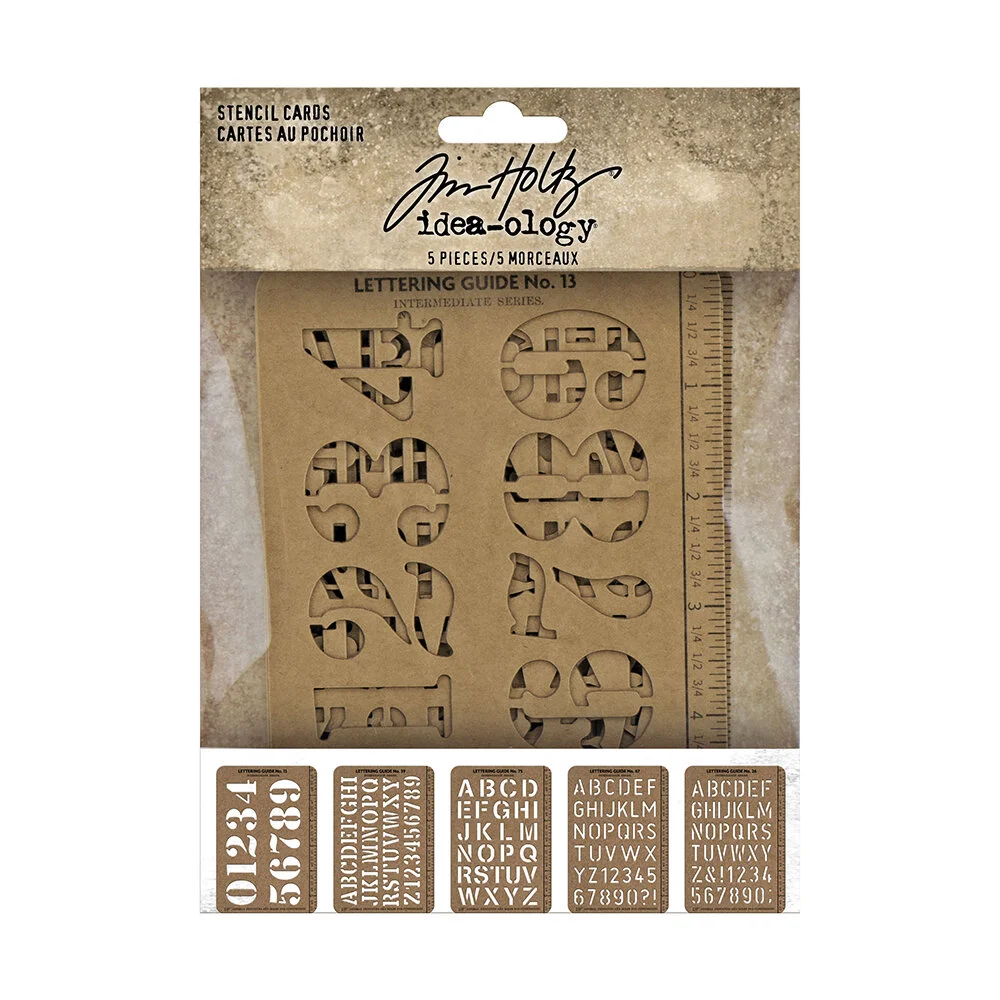 Idea-ology - Tim Holtz - Stencil Cards
