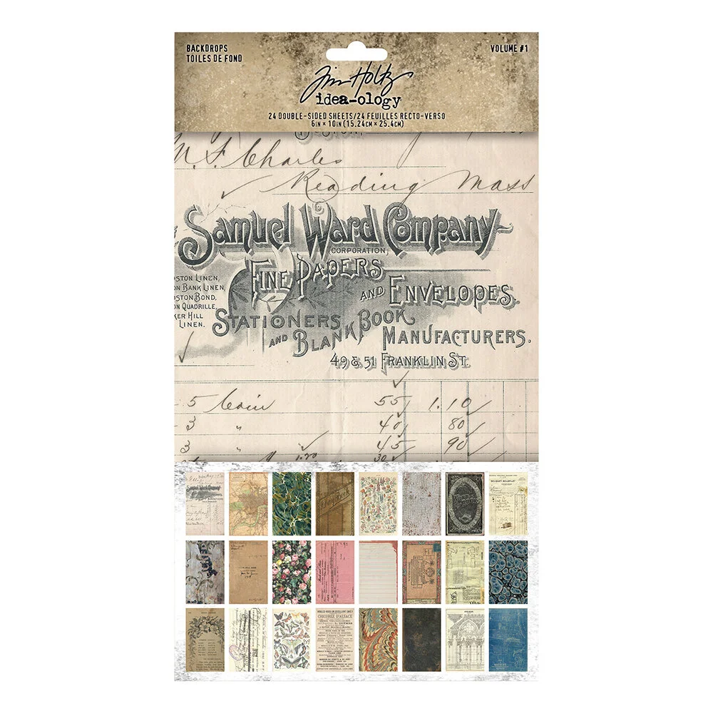 Idea-ology - Tim Holtz - Backdrops Volume 1