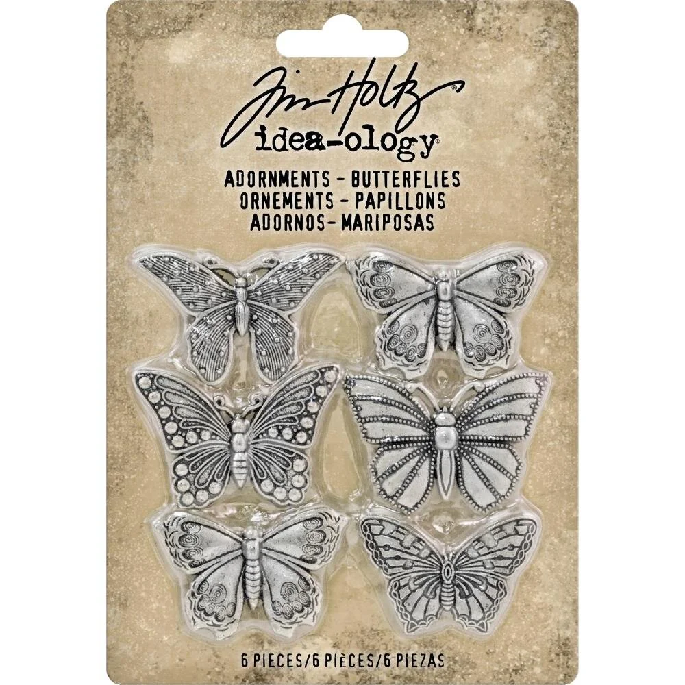 Idea-ology - Tim Holtz - Adornments - Butterflies
