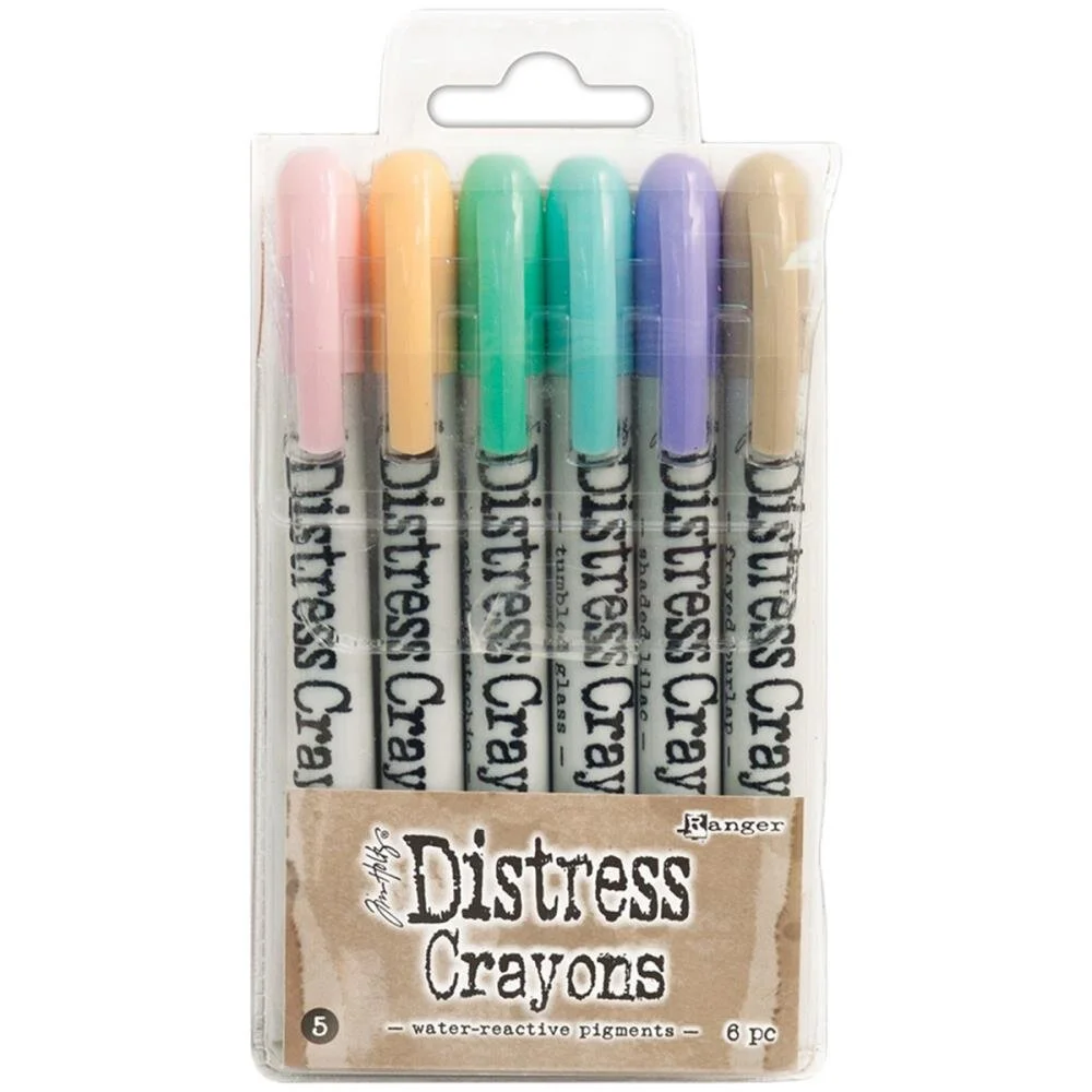 Tim Holtz Distress Crayons Set 5