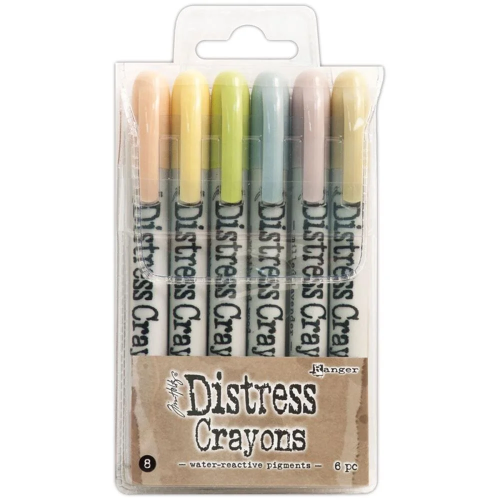 Tim Holtz Distress Crayons Set 8