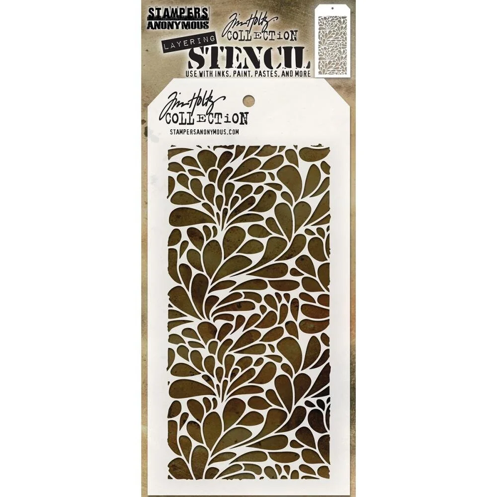 Tim Holtz Stencil - Splash
