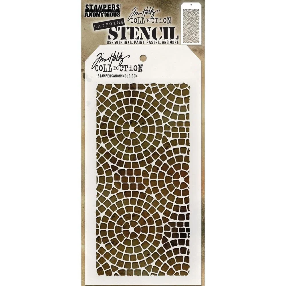 Tim Holtz Stencil - Mosaic