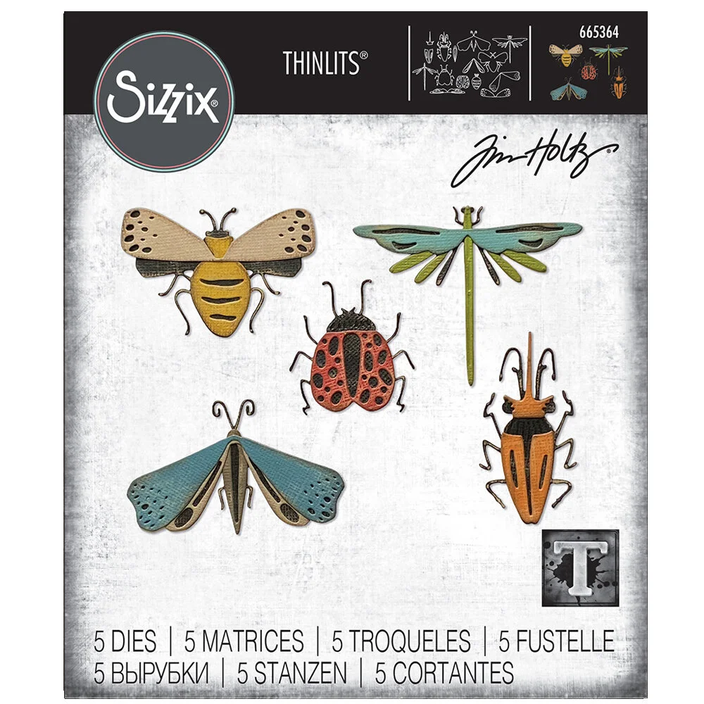 thumbnail image 2 of Sizzix Thinlits Dies By Tim Holtz 5-pack - Wildflower Stems #1... 2 of 14
