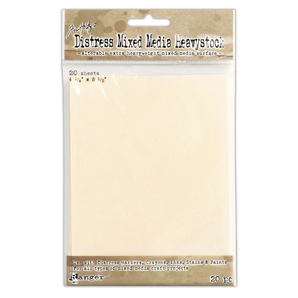 Distress Mixed Media Heavystock - 4.25 x 5.5