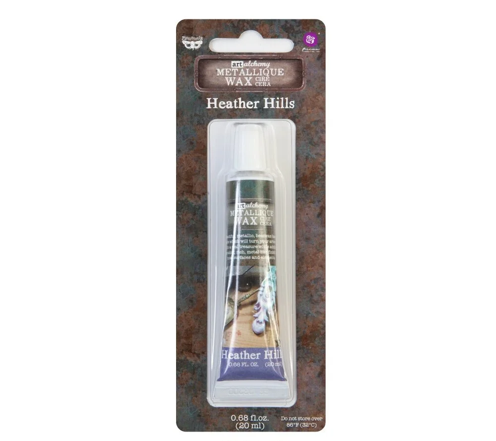 Prima Finnabair Art Alchemy Metallique Wax Heather Hills
