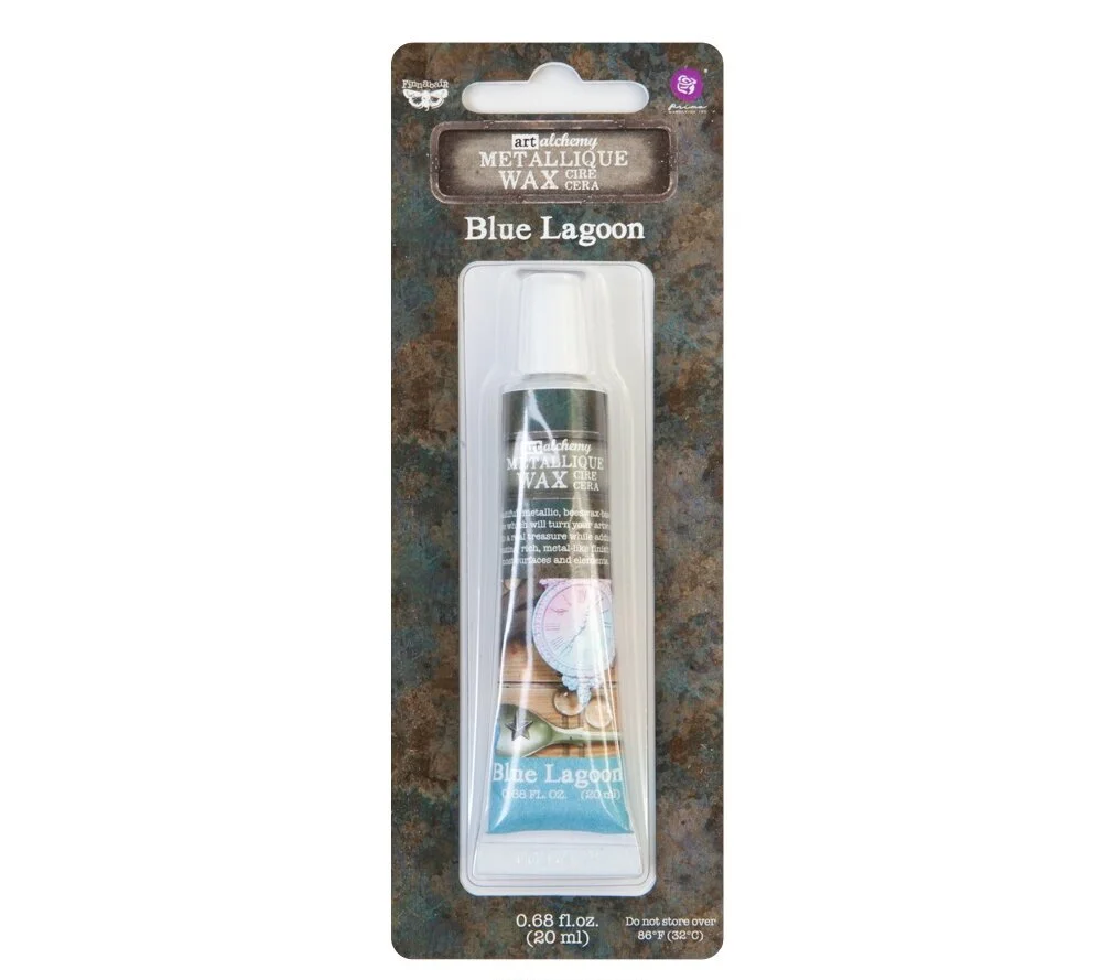 Prima Finnabair Art Alchemy Metallique Wax Blue Lagoon
