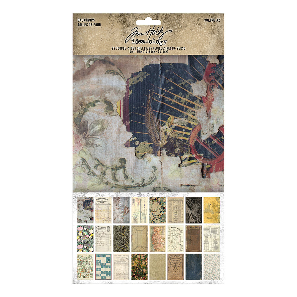 Idea-ology - Tim Holtz - Backdrops Volume 2