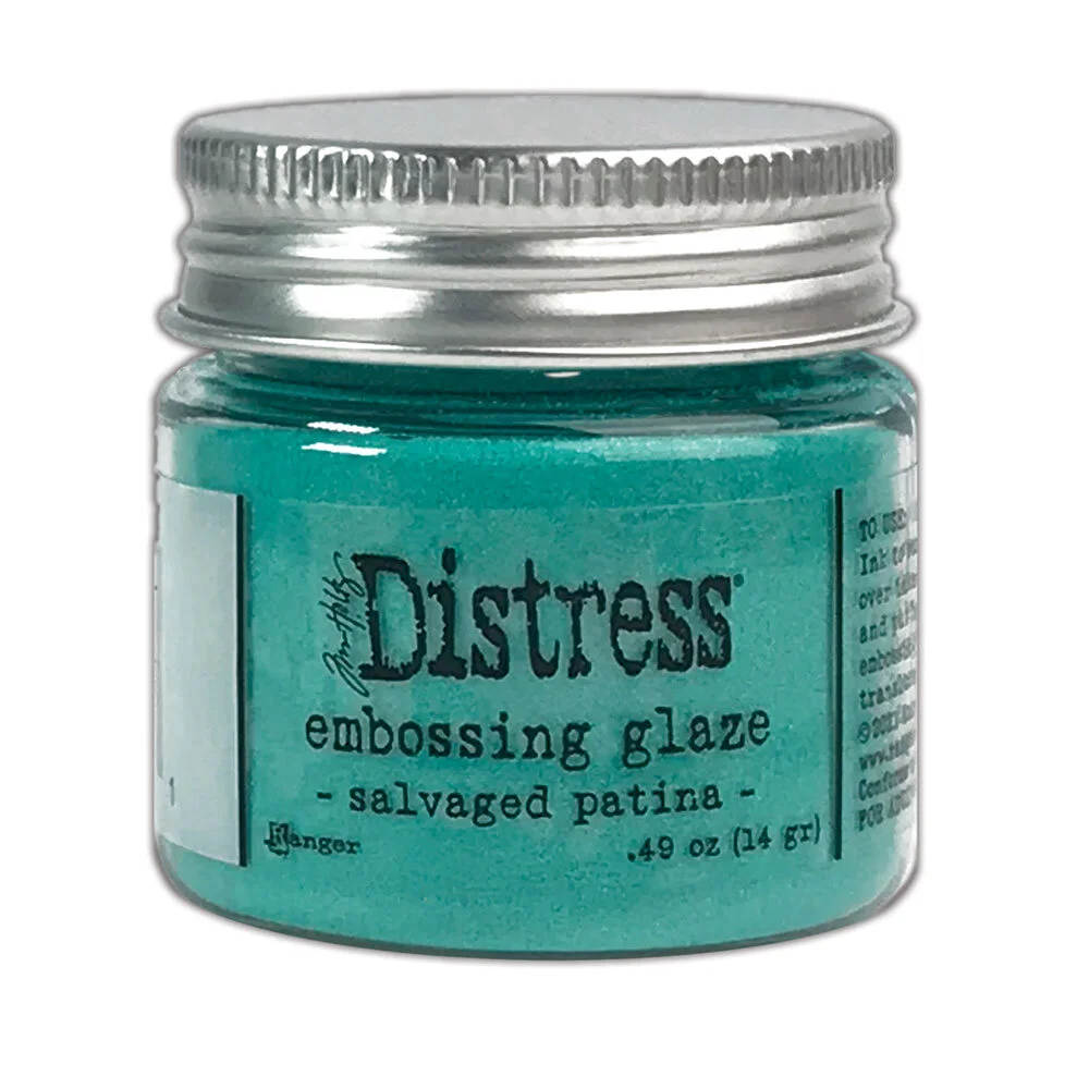 Tim Holtz Distress Embossing Glaze Salvaged Patina