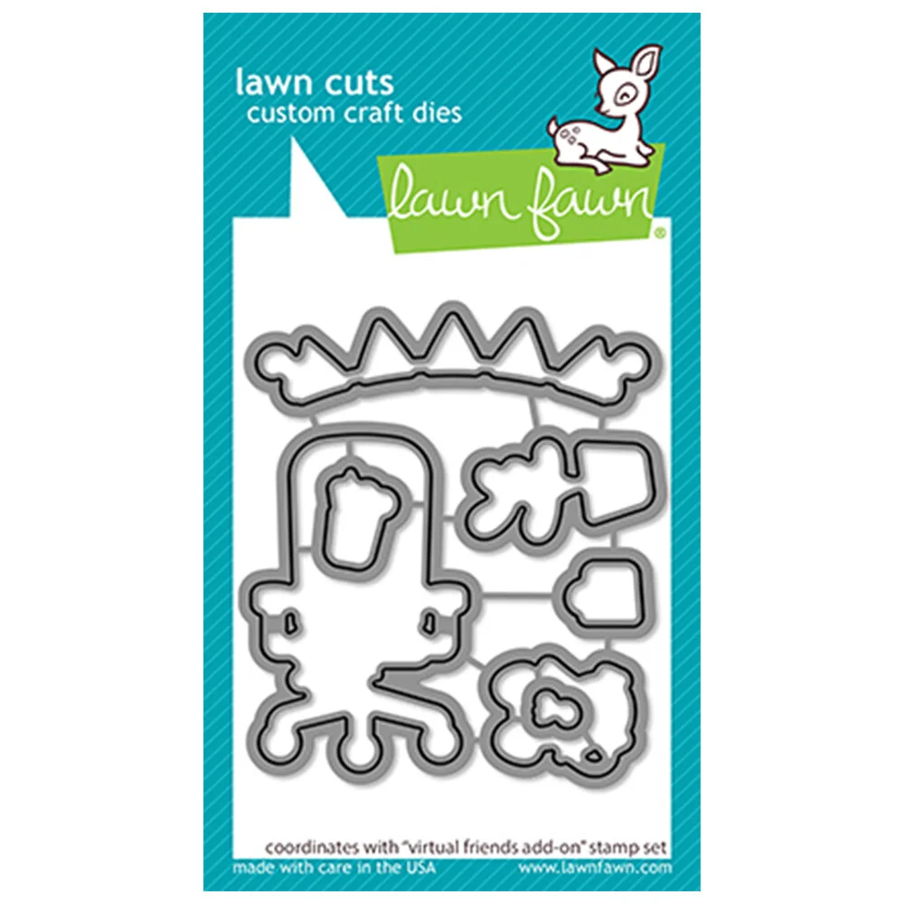 Lawn Fawn - Lawn Cuts - Virtual Friends Add-On