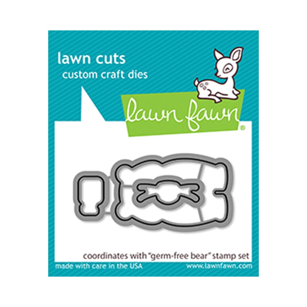 Lawn Fawn - Lawn Cuts - Germ Free Bear