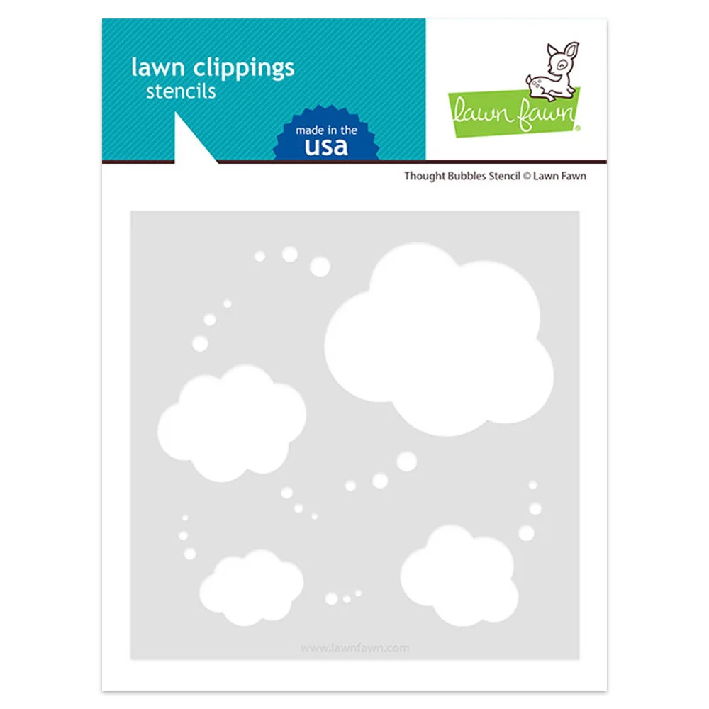 Lawn Fawn - Lawn Clippings - Thought Bubble Stencils