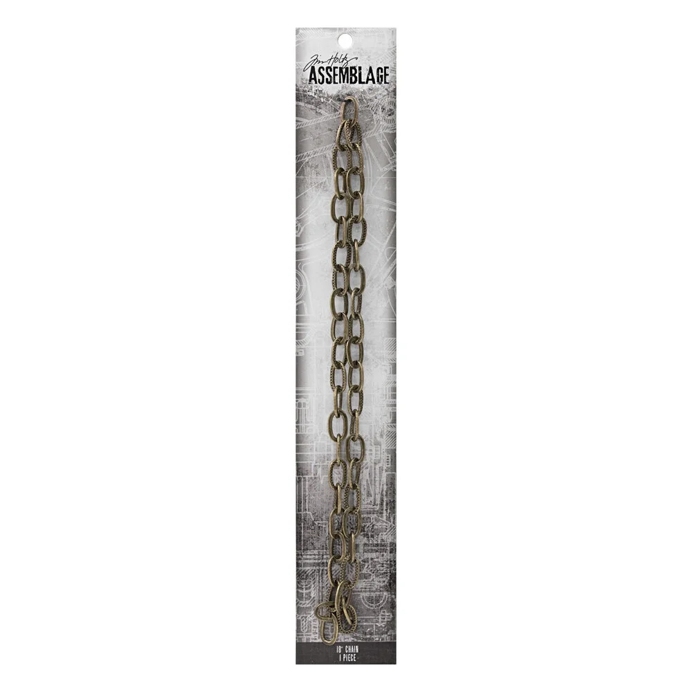 Tim Holtz Assemblage - 18" Brass Link Chain