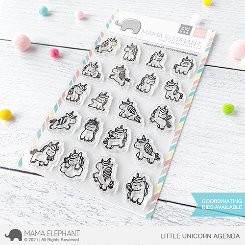 Mama Elephant - Little Unicorn Agenda Stamp