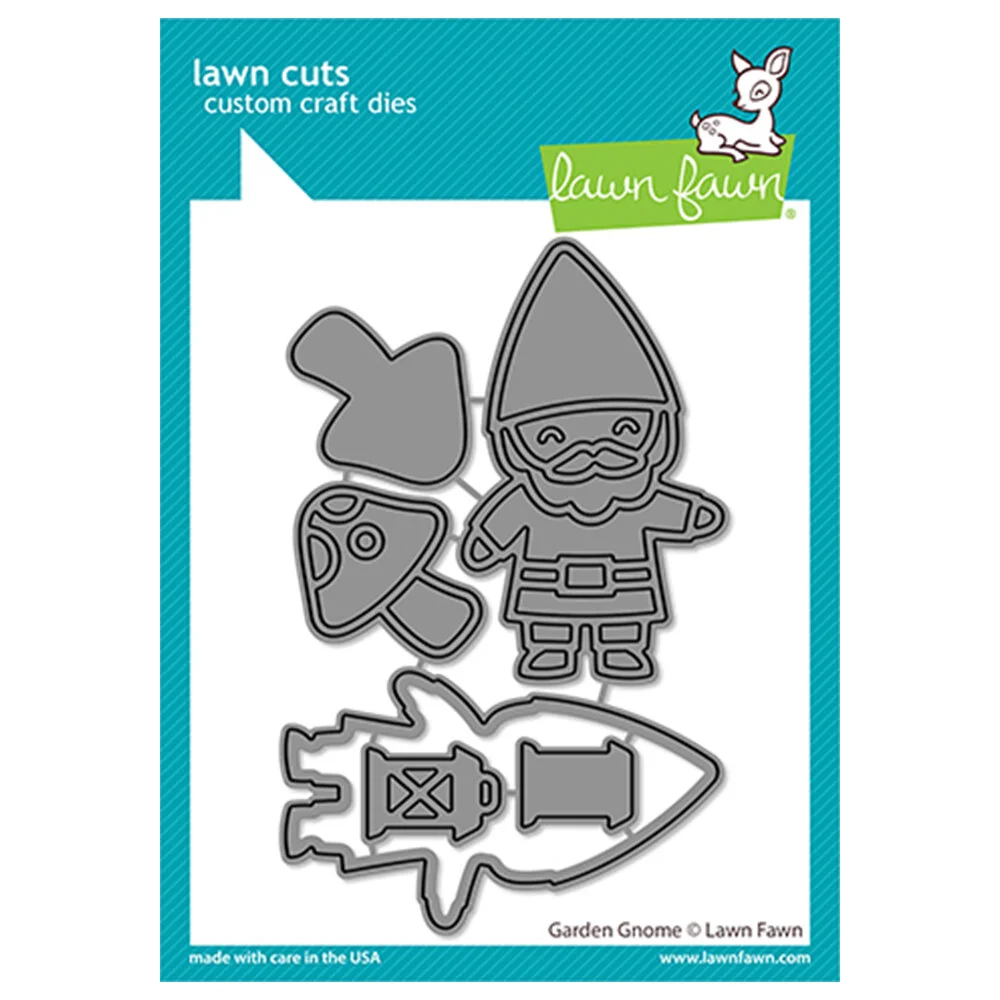 Lawn Fawn - Garden Gnome Dies