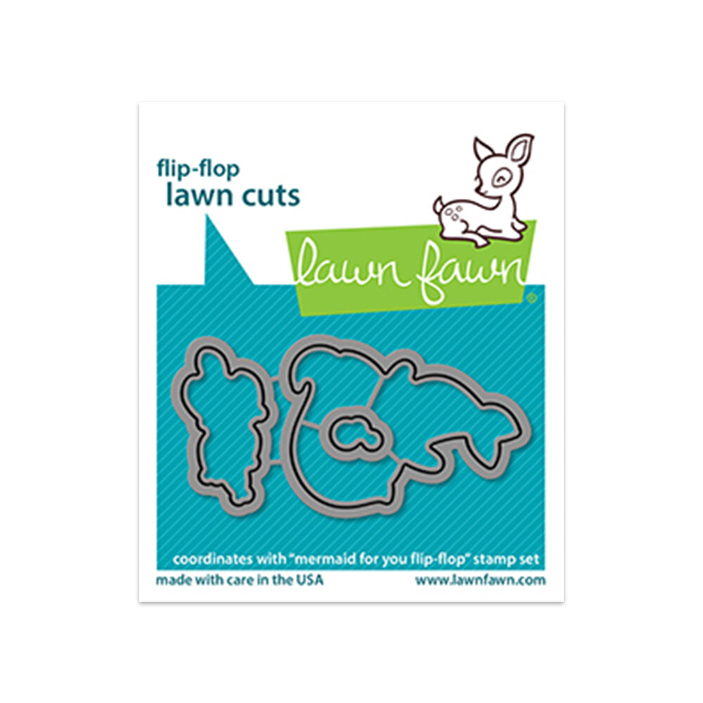 Lawn Fawn - Mermaid For You Flip Flop Dies