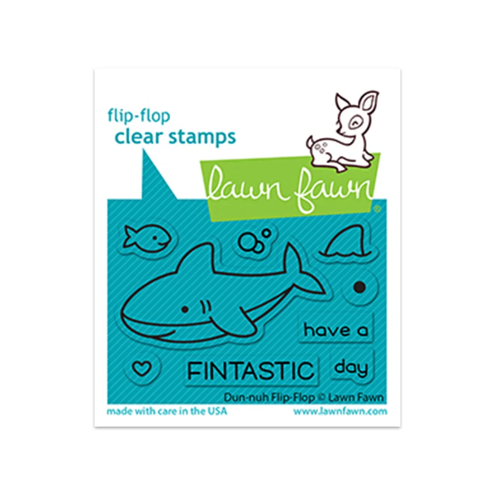 Lawn Fawn - Duh Nuh Flip Flop Stamp