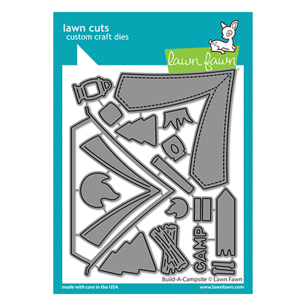 Lawn Fawn - Build A Campsite Dies