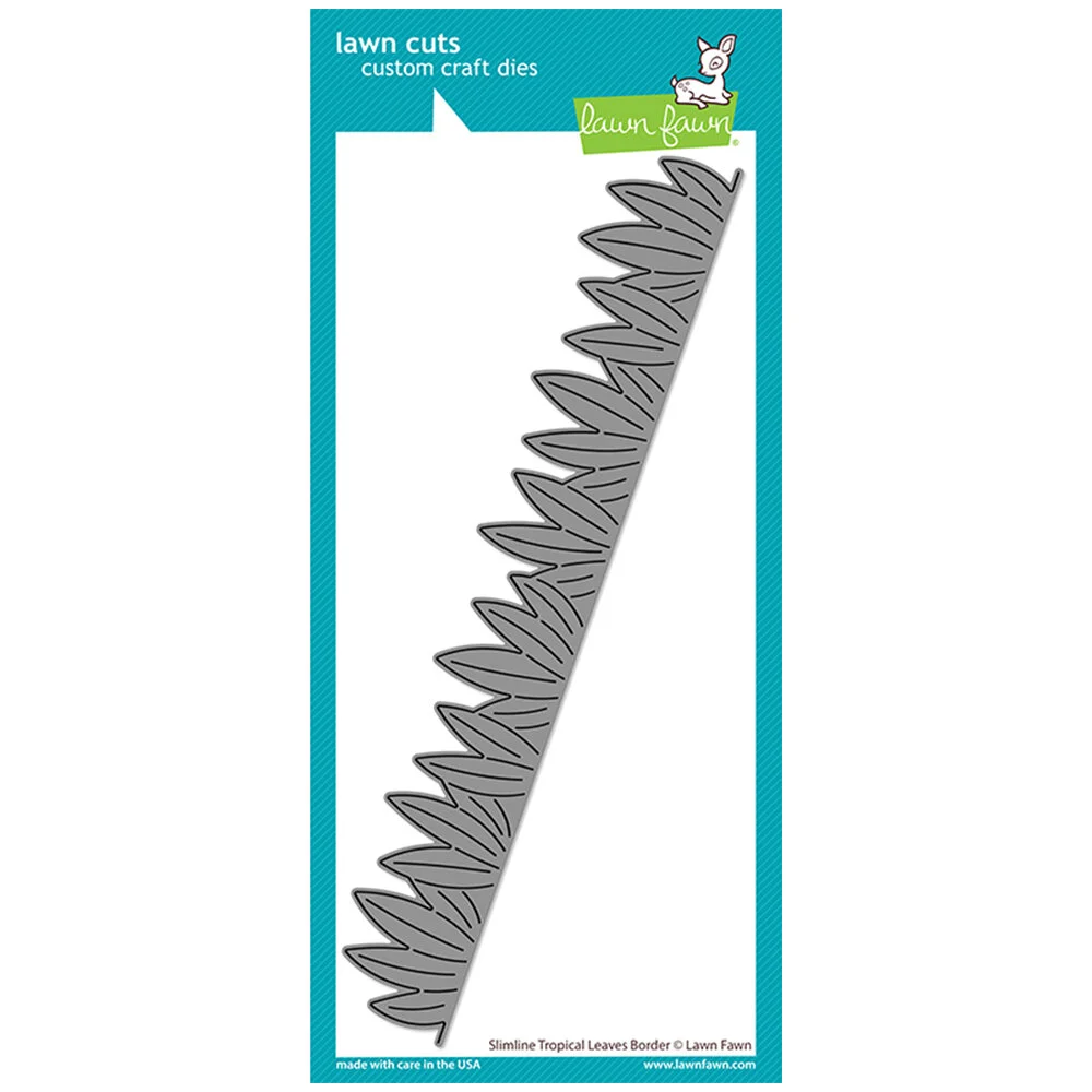 Lawn Fawn - Slimline Tropical Leaves Border