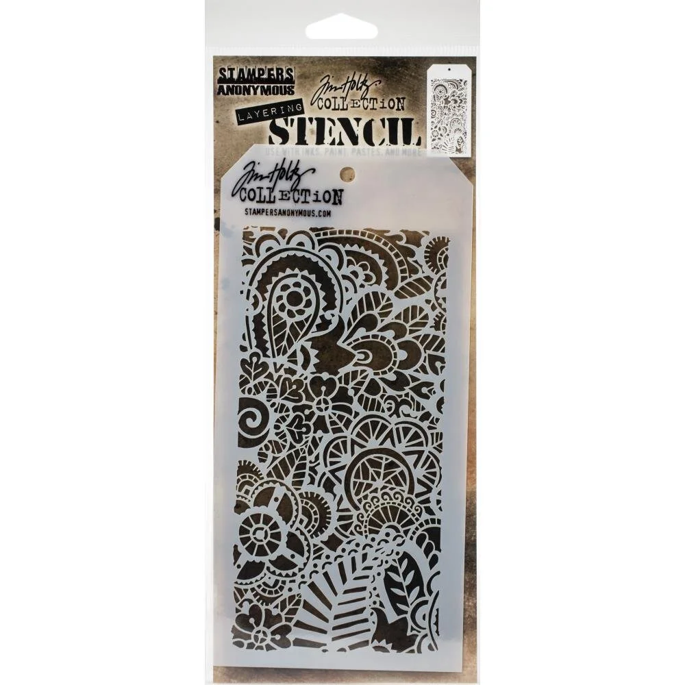Tim Holtz Stencil - Doodle Art