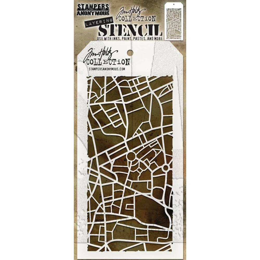 Tim Holtz Layering Stencil - Metropolis