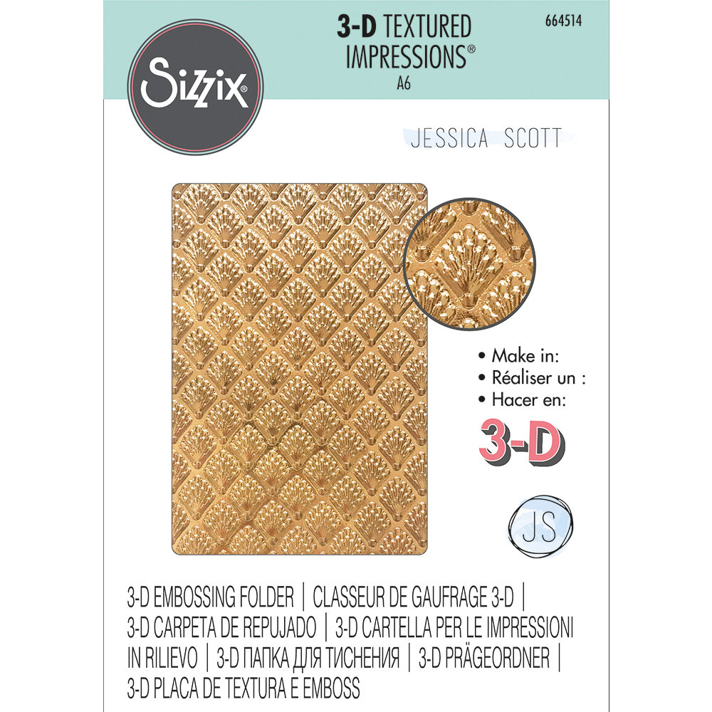 Sizzix - 3D Textured Impressions - Shells