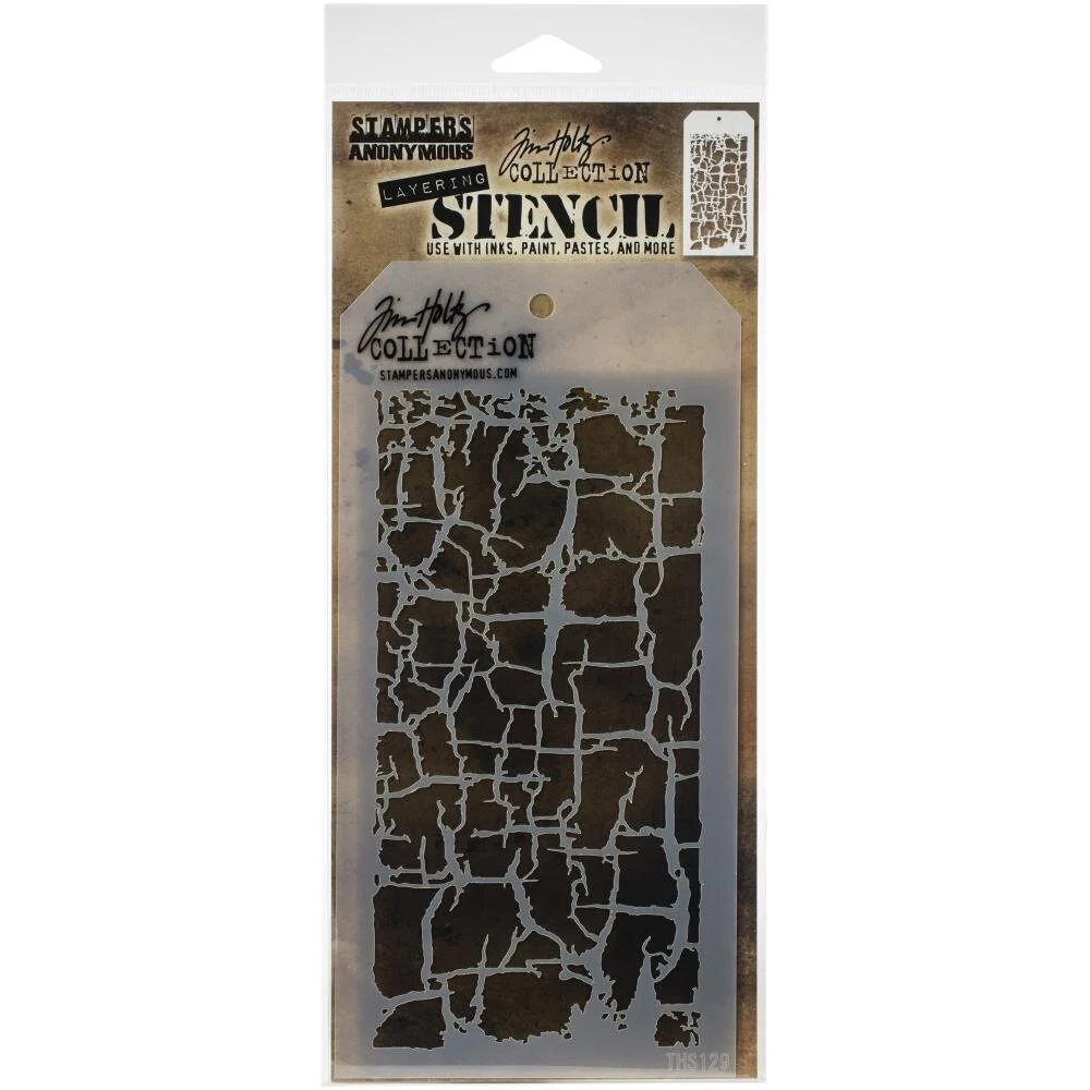 Tim Holtz Stencil - Decayed