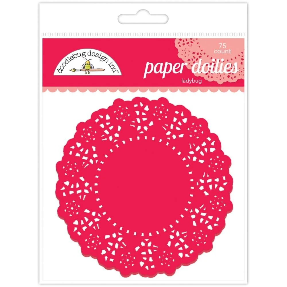 Doodlebug Paper Doilies - Ladybug