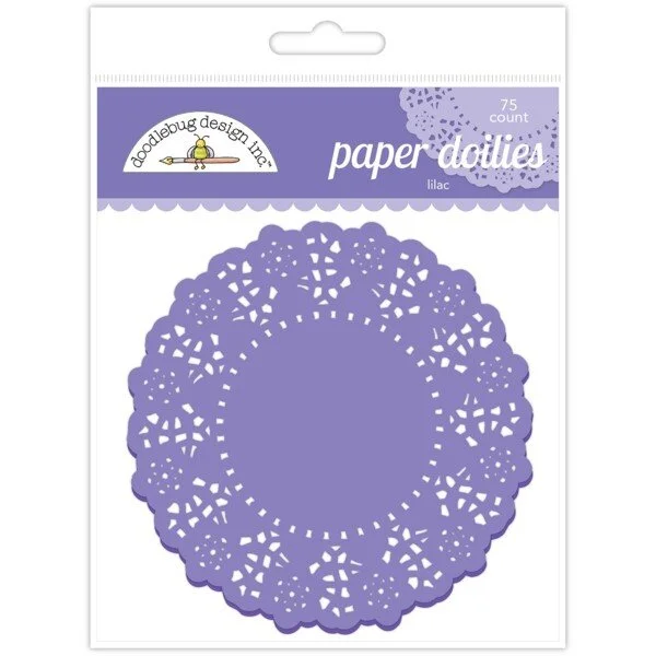 Doodlebug Paper Doilies - Lilac
