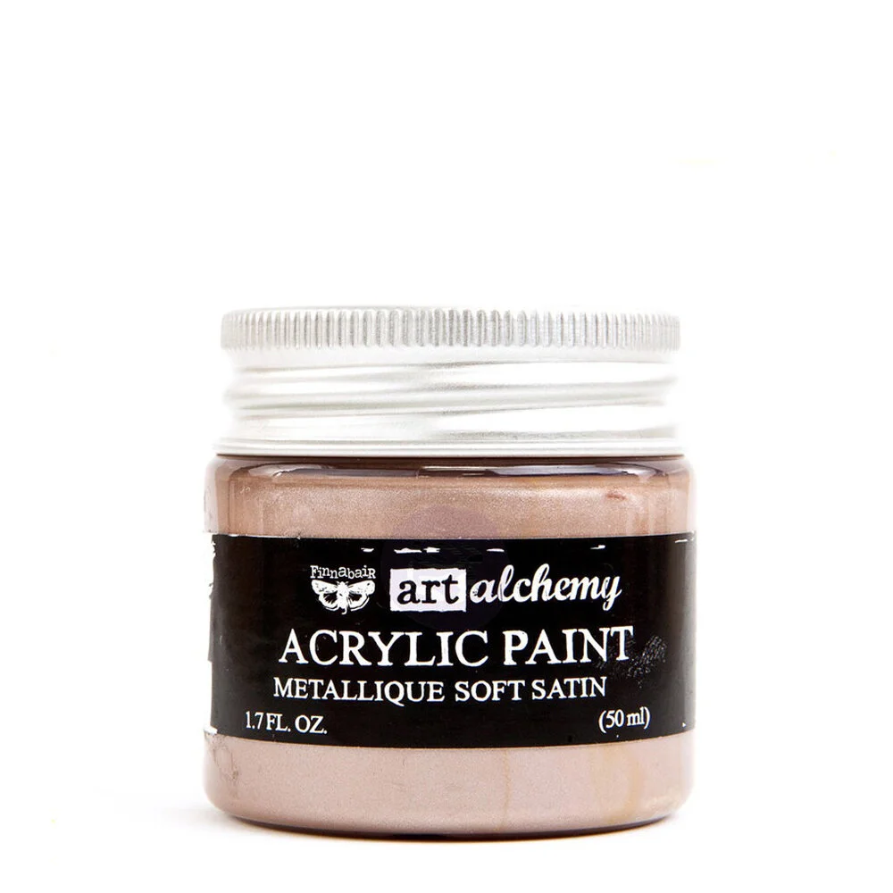 Prima - Finnabair - Art Alchemy - Acrylic Paint - Metallique - Soft Satin