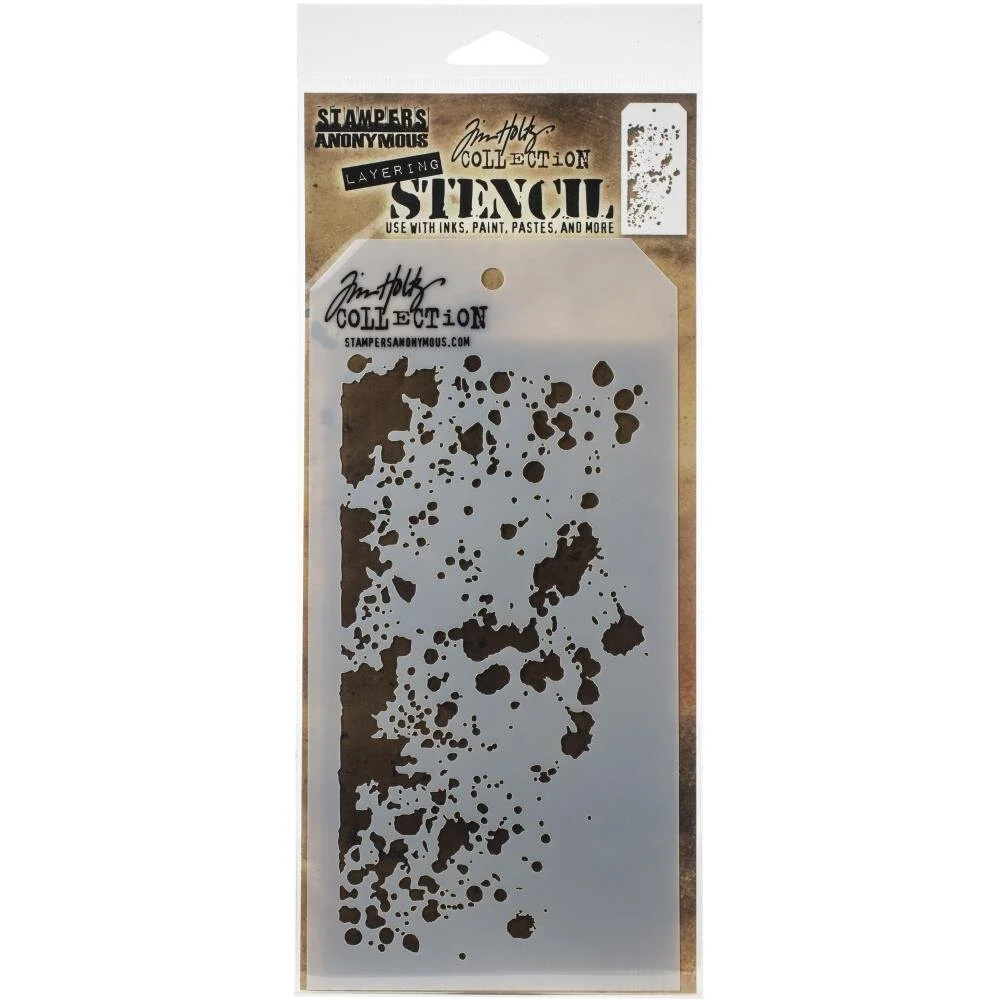 Tim Holtz Stencil - Grime