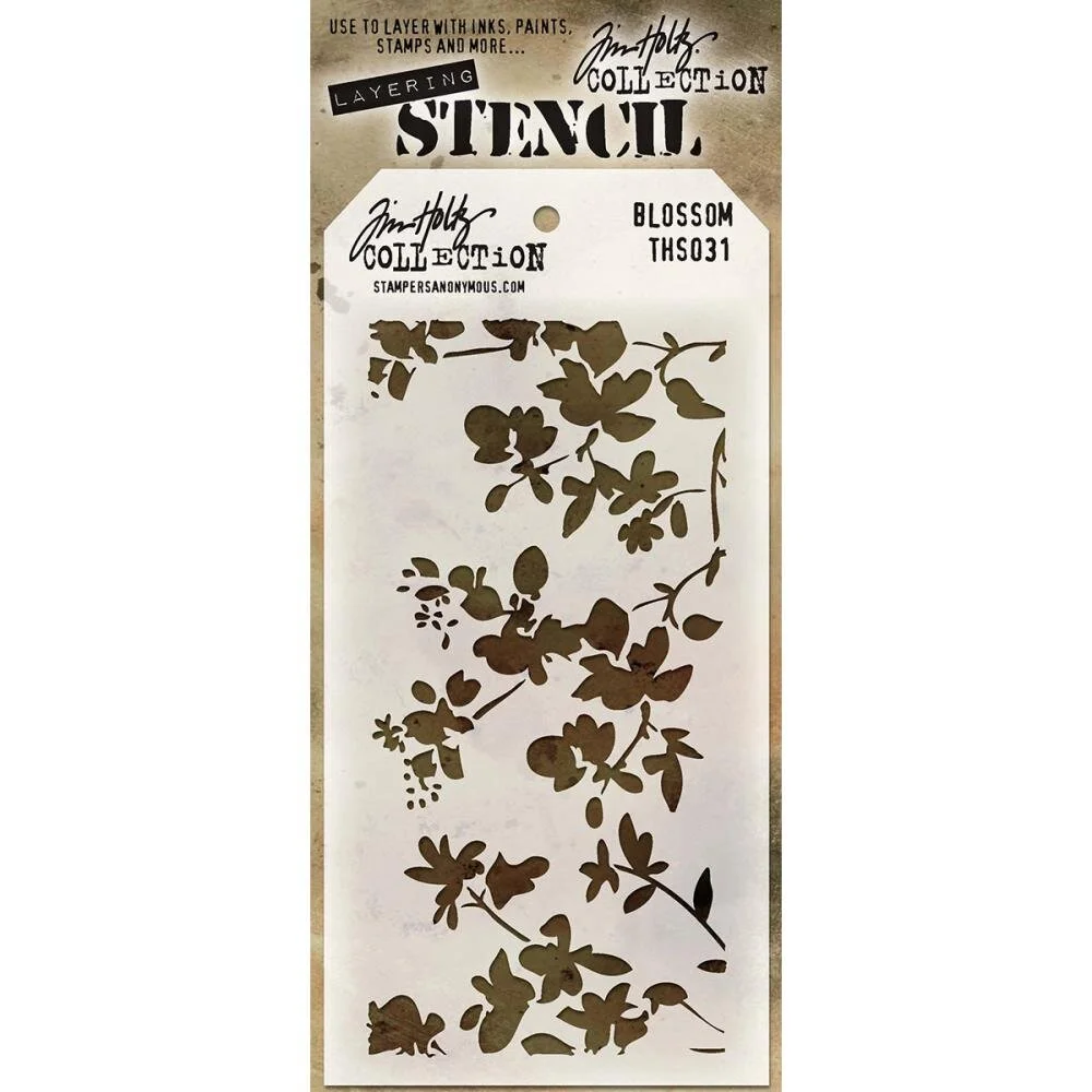 Tim Holtz Stencil - Blossom