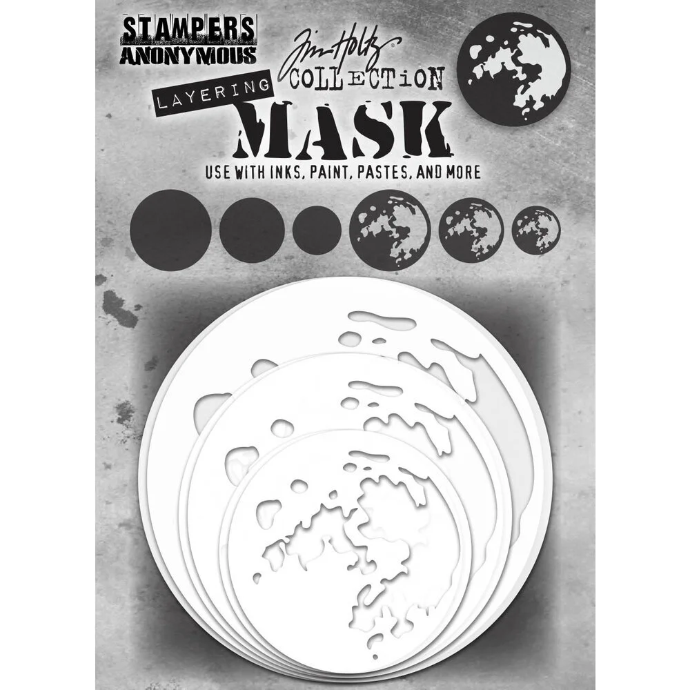 Tim Holtz Stencils - Moon Mask Stencils