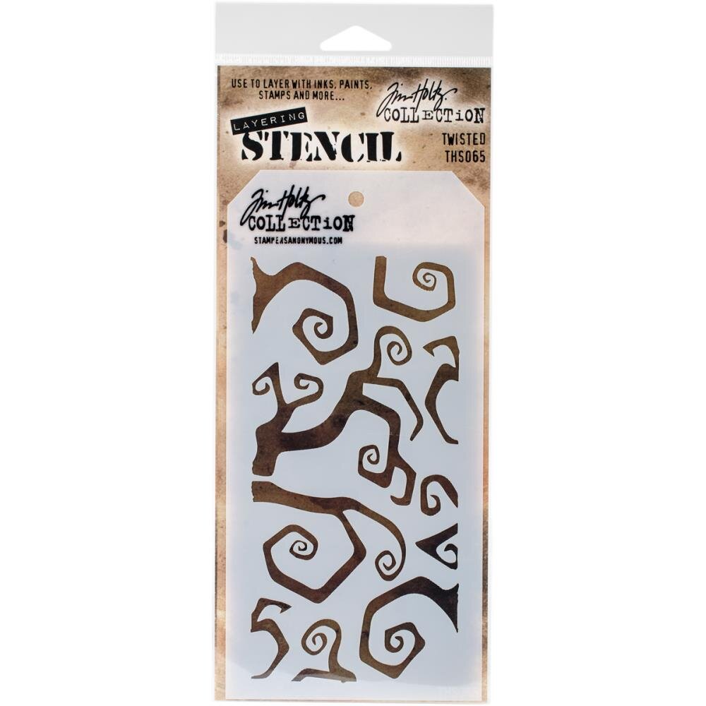 Tim Holtz Stencil - Twisted