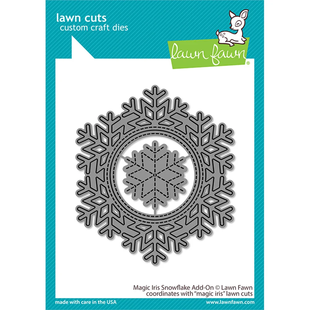 Lawn Fawn - Lawn Cuts - Magic Iris Snowflake