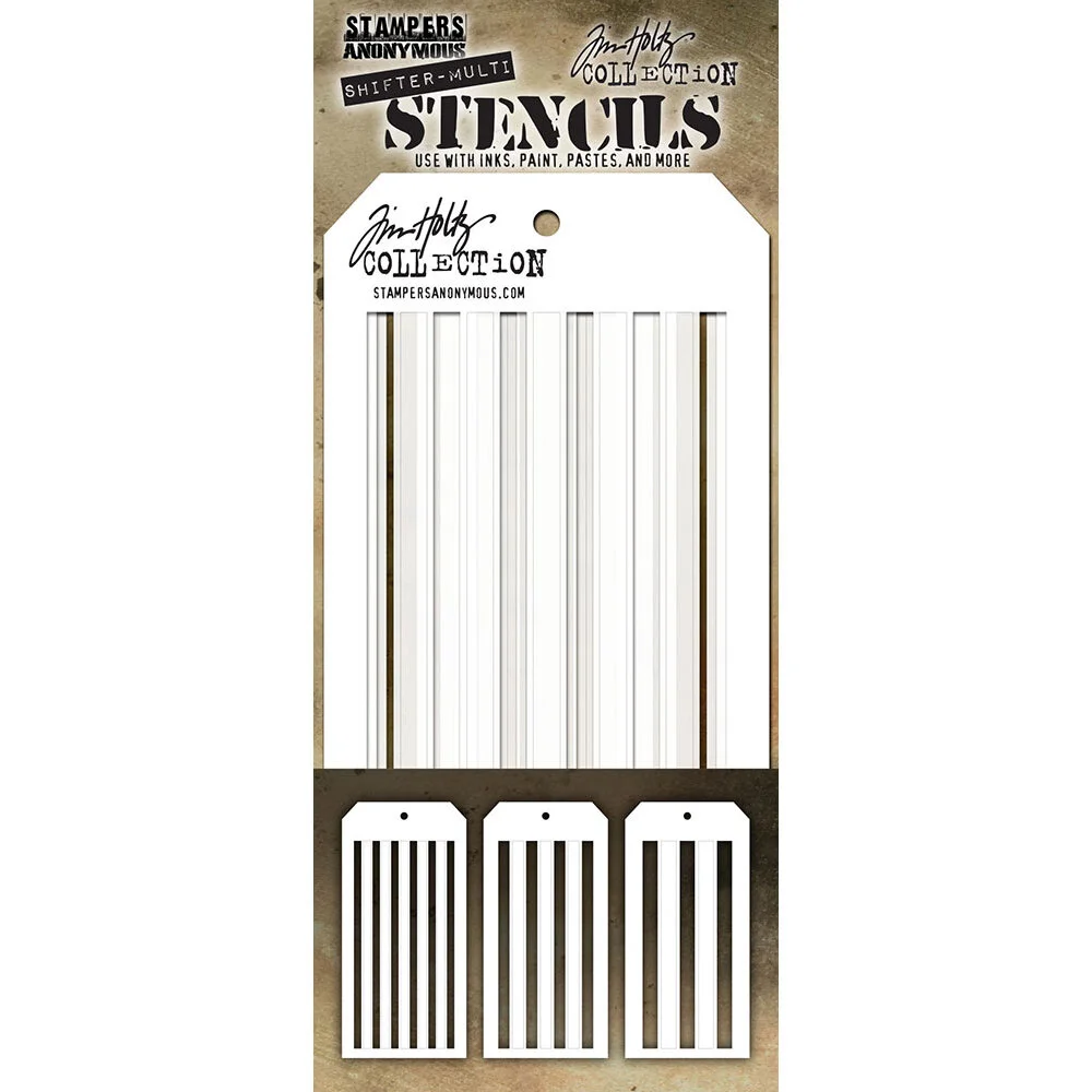 Tim Holtz Stencils - Shifter Multi Stripes