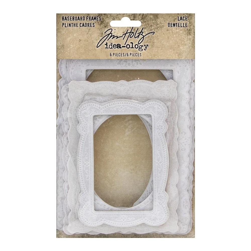 Tim Holtz Idea-ology Baseboard Frames Lace