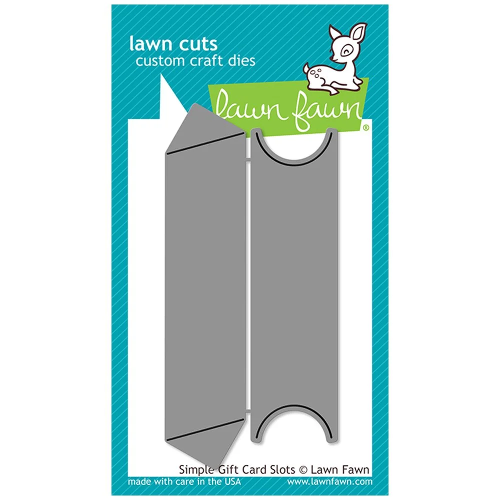 Lawn Fawn - Lawn Cuts - Dies - Simple Gift Card Slots