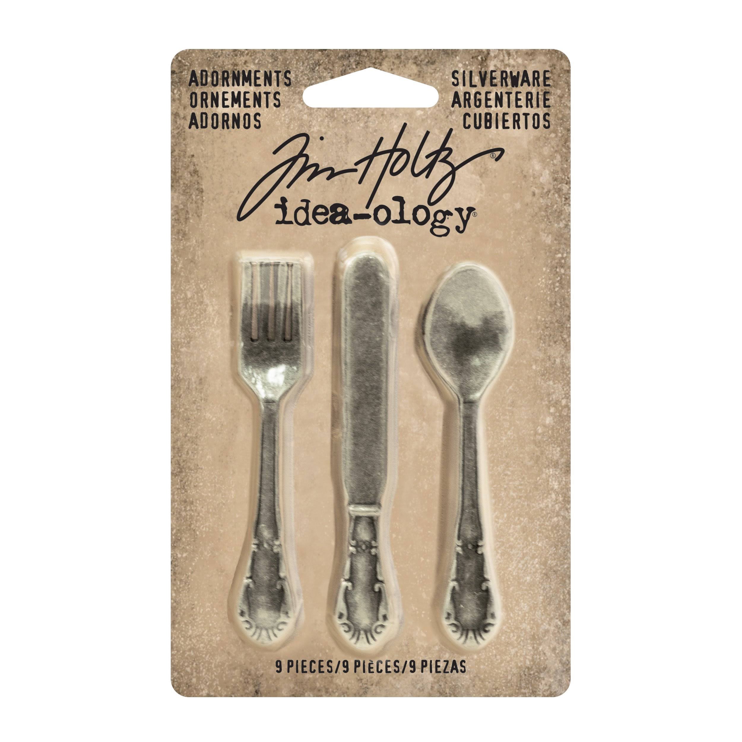 Idea-ology - Tim Holtz - Adornments - Silverware