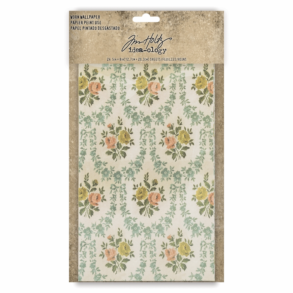 Idea-ology - Tim Holtz - Worn Wallpaper