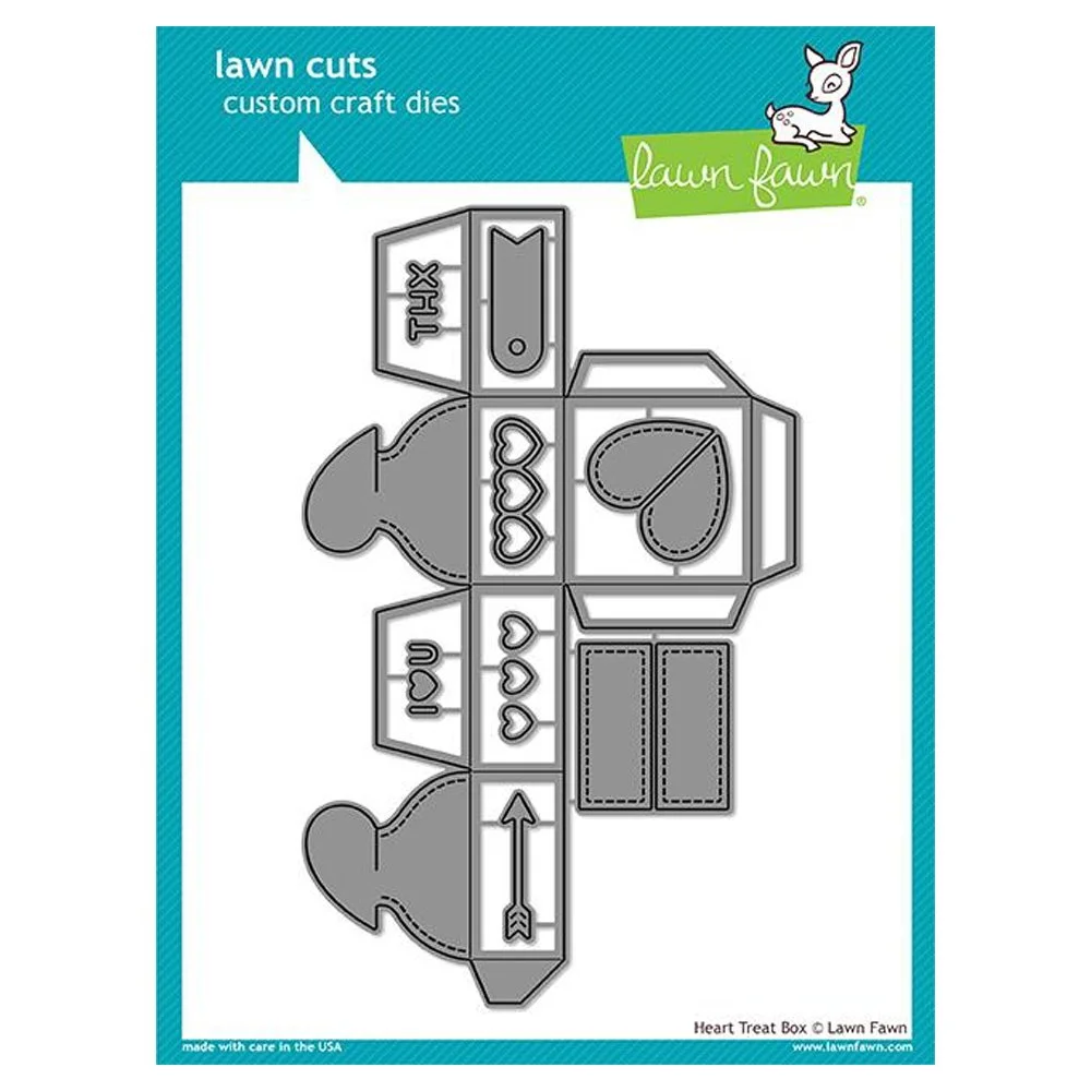 Lawn Fawn- Lawn Cuts - Heart Treat Box