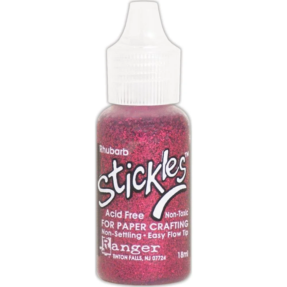 Ranger Ink - Stickles Glitter Glue - Rhubarb