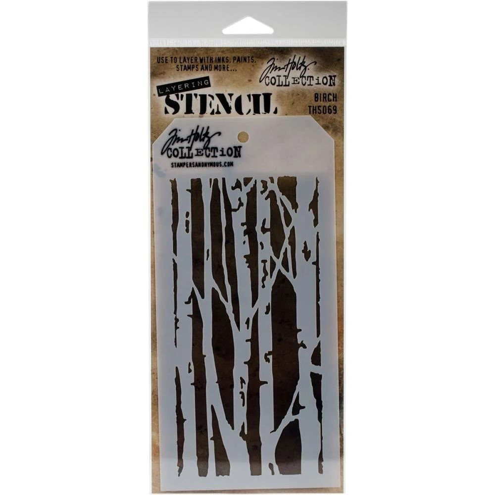 Tim Holtz Stencil - Birch