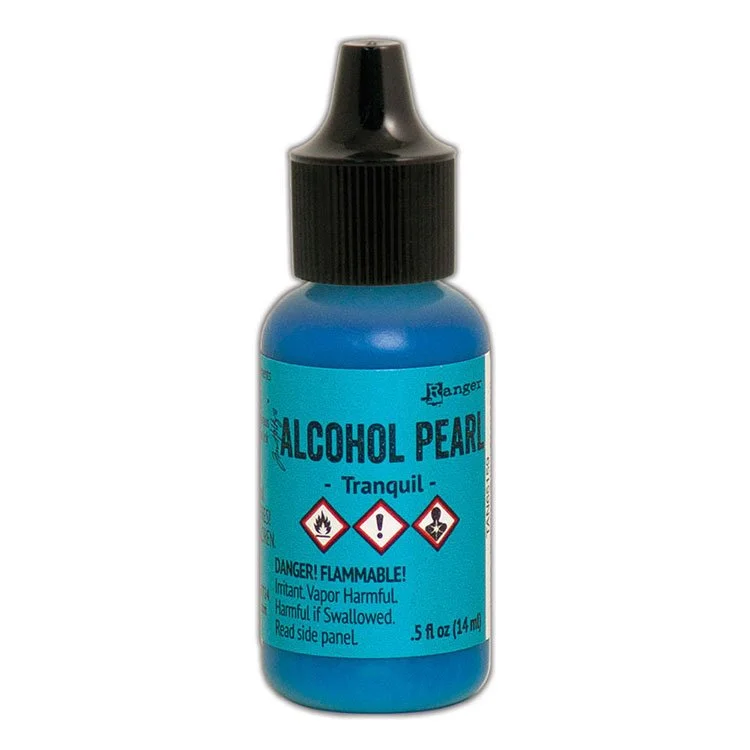 Tim Holtz Alcohol Ink Pearls Tranquil
