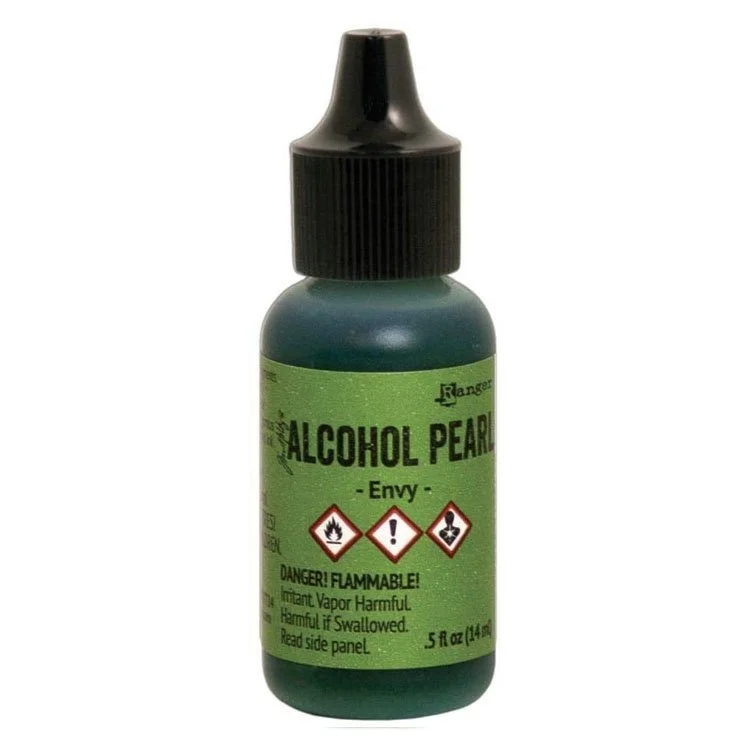 Tim Holtz Alcohol Ink Pearls Envy