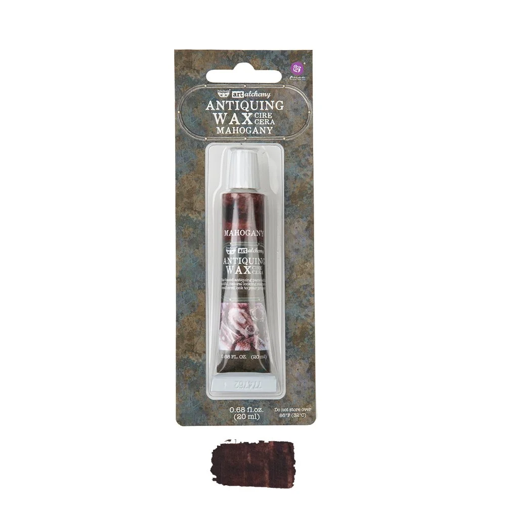 Prima Finnabair Art Alchemy Metallique Wax  Mahogany